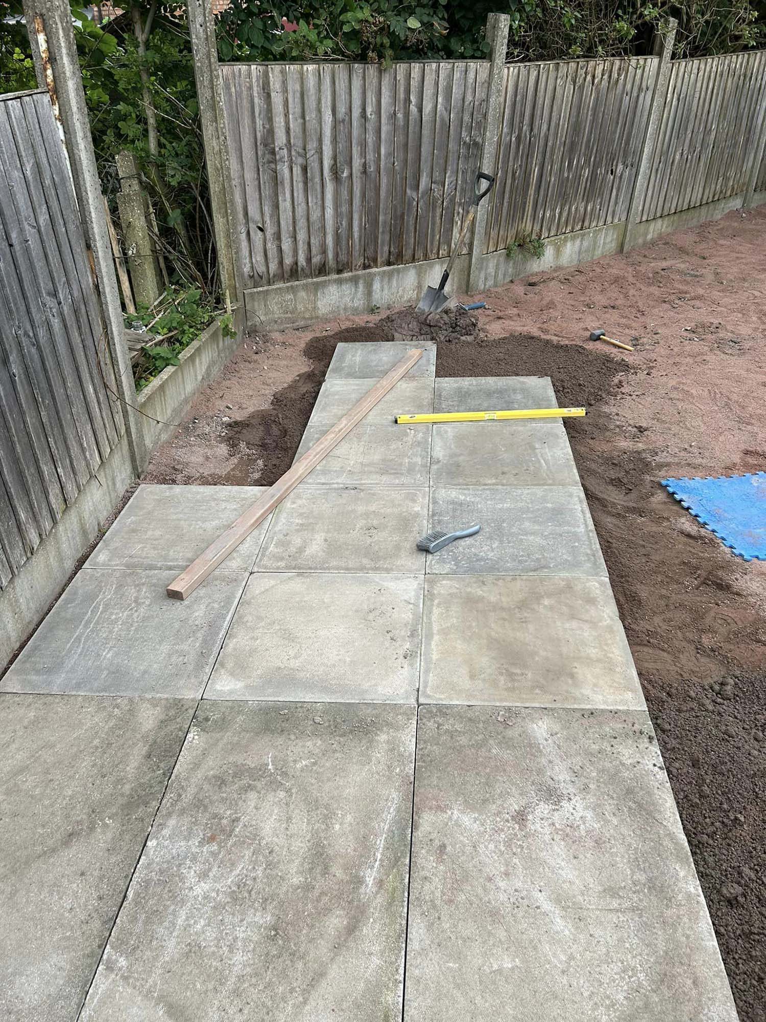 level paving stones